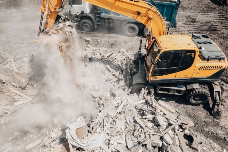 Demolition Equipment in Action